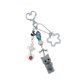 thumbnail image 4 of Llavero de dibujos animados, accesorio portátil, dije para llave de coche para viajar, mochila para mujer Gris, 4 of 9