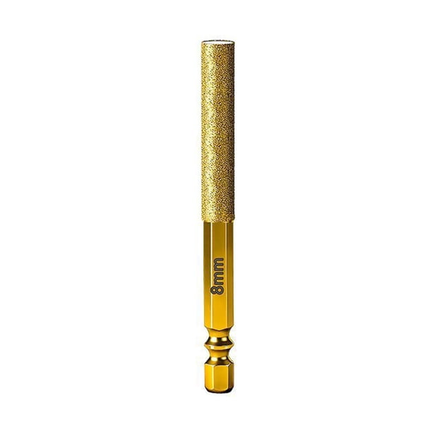 Juego de brocas de diamante para baldosas con cera refrigerante para perforación de mármol, granito, vidrio, hormigón, vástago hexagonal antideslizante.