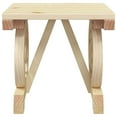 thumbnail image 3 of vidaXL Patio Footstool Solid Wood Fir 15.7" x 14.4" x 15.2", 3 of 10