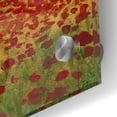 thumbnail image 2 of Epic Art 'Field of Poppies II' by Tim O'Toole, Acrylic Glass Wall Art, 24"x24", 2 of 5