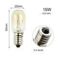 thumbnail image 3 of E14 Salt Lamp Globe Bulb 15W Light Bulbs 240V Refrigerator Oven Replacement, 3 of 8