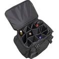 thumbnail image 2 of Eunicole Bottle Limo 12 Bottle Insulated Wine Tote Case Wheel Travel Cooler with Organizer, Black, 2 of 3