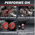 thumbnail image 5 of Dynatex Red Grease 12 oz Aerosol Can - Multi-Purpose, Extreme Pressure, 0°F to 400°F, Water Resistant, For Bearings Hinges Hitches Fifth Wheels (2-Pack), 5 of 9