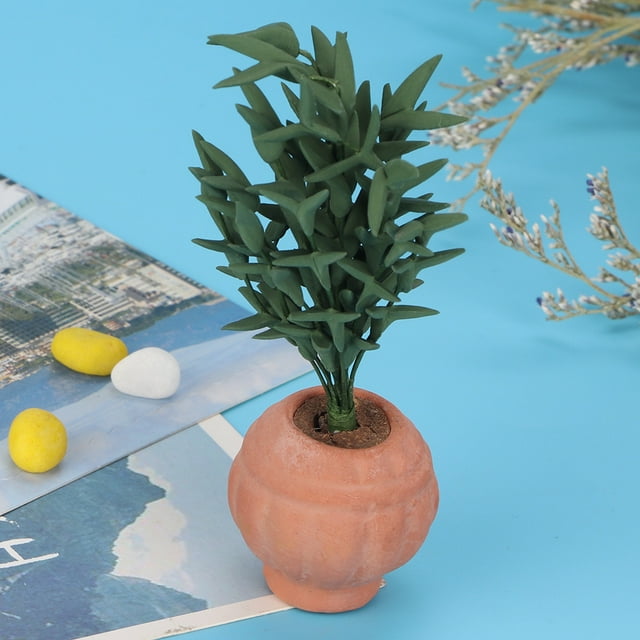 Planta en Miniatura, Bonsai de Casa de Muñecas, Exquisito Vívido en Miniatura para Muebles de Casa de Muñecas de Muñeca Muñeca