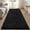 Black, variant on 2x6 Runner Rug for Bedroom: Fluffy Shag Soft Washable Rugs Small Fuzzy Plush Indoor Carpet for Hallway Bedside Dorm Kids Girls Boys Room (Purple, 2'x6')