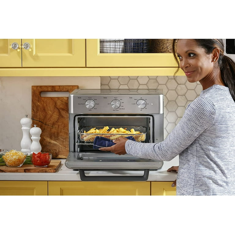 GE - Convection Toaster Oven with Air Fry - Stainless Steel 