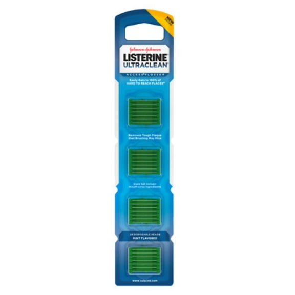 Listerine Ultraclean (Formerly Reach) Access Flosser Refills Mint, 28 Count - (6 Pack)