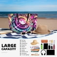 thumbnail image 4 of Lsque Geometry Dash Beach Travel Bag - Water-Resistant, Large Capacity Lightweight Tote with 7 Pockets for Women and Men - Perfect for Beach, Pool, Gym, and Travel, 4 of 6
