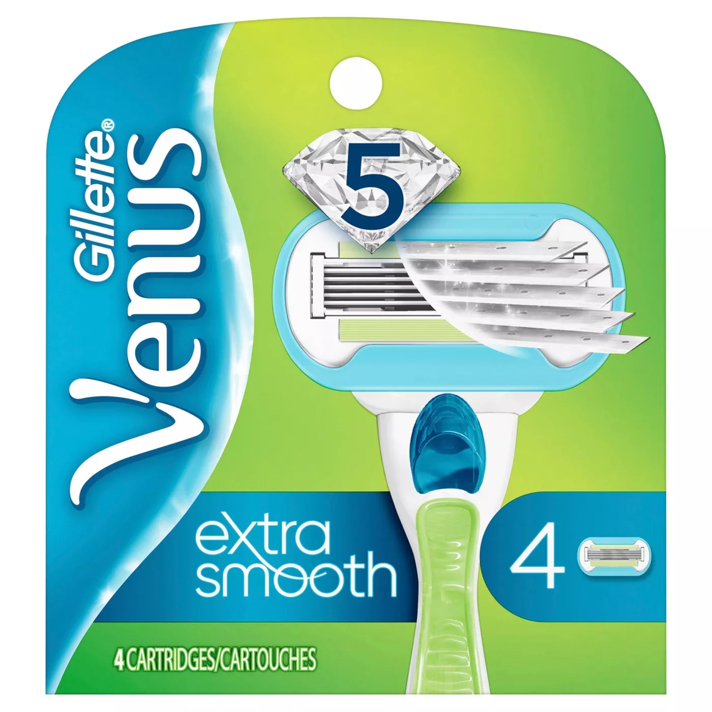 Gillette Venus Extra Smooth Women's Razor Blade Refills with Water