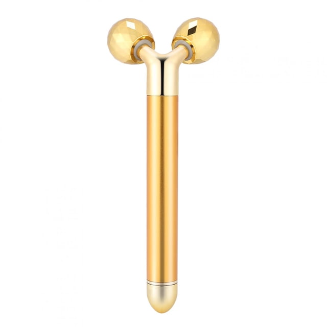 Masajeador de cuerpo completo, masajeador facial eléctrico de oro de 24 quilates, masajeador corporal, rendimiento confiable