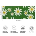 thumbnail image 3 of Green Daisy Flower Yellow Centers Pattern Bathroom Rugs Mat,Non Slip Microfiber Bathroom Rug,Rubber Backing,Soft Bathroom Mats for Bathroom Floor,Tub and Shower,60x24in(150x60cm), 3 of 5