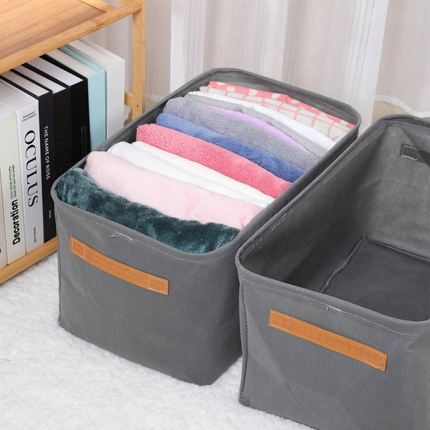 unbranded 3Ud Organizadores Para Ropa Con Asa Apilable Para Casa Y