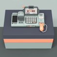 thumbnail image 2 of Xingzhi Cash Register Working Scanner Convenience Store Cashier Toys for Kids Green, 2 of 8