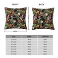 thumbnail image 2 of Pofeuu Watercolor Tropical Flowers Print Double-sided plush pillowcase Square Throw Pillow Covers Pillows Cover for Living Room Bedroom Sofa Couch Cushion Cover（No pillow core）-20"x20", 2 of 7
