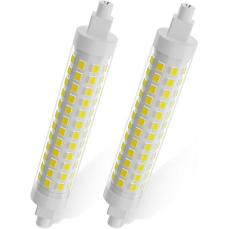 R7S LED Bulb 118mm 100W T3 Halogen Bulb Equivalent Dimmable J Type Linear Double Ended Floodlight Bulbs for Work,Security,Landscape Lights,Floor Lamps,120V 10W Daylight White 6000K,2 Pack