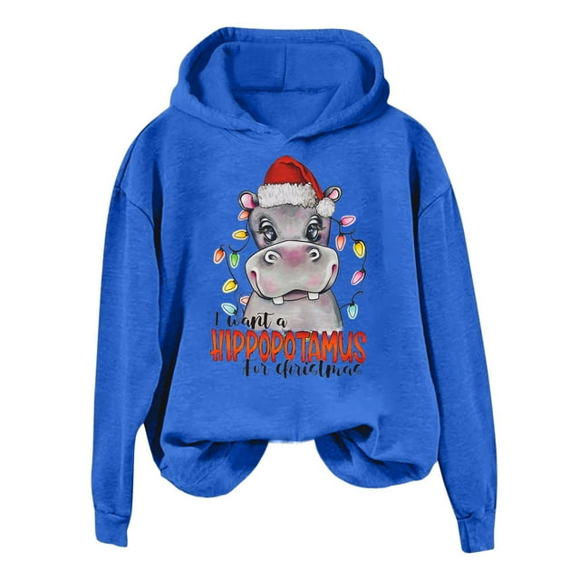 Lady I Want To Do A Hippo With A Hoodie All The