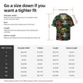 thumbnail image 7 of Balery Game Joysticks Men's Casual Button Down Shirt Short Sleeve Textured Summer Cuban Beach Shirts-Small, 7 of 7
