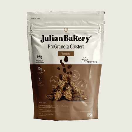 Julian Bakery, Pro Granola, Espresso Cluster, 17.9 oz Pack of 3