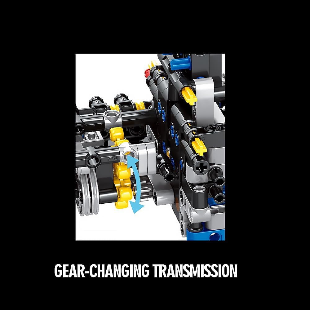 1:8 Le Mans Supercar 499P Race Car Toy Model Building Kit, Car Enthusiast Collection Ornament, Adult Collection Grade Mechanical Building Blocks (3350 PCS)