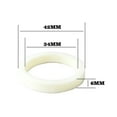 thumbnail image 2 of FUEENIRVA 1Set Square Beige Suspension Fork Sponge Ring for Front Fork Oil Absorption, 2 of 8