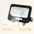 thumbnail image 4 of Reflector Led 30w Slim Ip65 Negro Exterior Luz Blanco Frio, 4 of 7