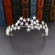 thumbnail image 1 of Nvzi Tiara de boda para novia, diadema de princesa, corona nupcial, joyería para el cabello con diamantes de imitación de cristal,graduación, boda, fiesta de disfraces (D), 1 of 4