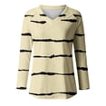 thumbnail image 4 of GaThRRgYP Spring Tops for Women 2025,Womens Tops Short Sleeve Pullover,Women's Fashion Loose Long Sleeve Blouse V-Neck Casual Pullover Tops Blouses, 4 of 4