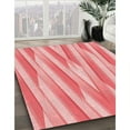 thumbnail image 3 of Ahgly Company Machine Washable Indoor Square Transitional Pastel Pink Area Rugs, 3' Square, 3 of 7