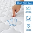 thumbnail image 3 of Funda de colchón Coldwind, impermeable, acolchada, doble, 39 x 75 pulgadas, 3 of 6