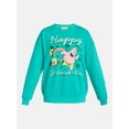 thumbnail image 5 of SpongeBob SquarePants Women's Saint Patrick's Day Graphic Sweatshirt, Sizes XXS-XXL, 5 of 5