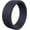 Basic - Gunmetal, variant on Men's Silicone Ring - Breathable & Durable Wedding Silicone Bands - Mens Gunmetal Basic Silicone Ring Size 09