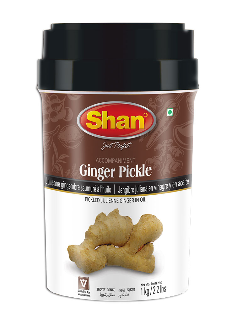 Shan Ginger Pickle 35.27 oz (1000g) Pickled Julienne Ginger in Oil