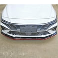 thumbnail image 3 of Front Bumper Splitter Lip Blade Chin Spoiler Upgrade Body Kit Fit For Hyundai Elantra Facelift 2024-2025, 3 of 5