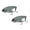 A, variant on 2 Pcs Metal VIB Blade Bait Fishing Lures 3D Red Eyes Hard Adjustable Action Spoon Lures for Bass Trout Walleye Blackfish Saltwater Freshwater Ice Fishing Gear, 1.92"