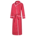thumbnail image 2 of Richie House Women's Cotton Sleepwear Pajama Bathrobe RHW2737, 2 of 7