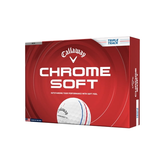 Callaway Golf Chrome Soft 26 - Triple Track 12 Ball Pack New