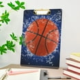 thumbnail image 5 of FMSHPON Basketball Clipboard Hardboard Wood Nursing Clip Board and Pull for Standard A4 Letter 13x9 inches, 5 of 7