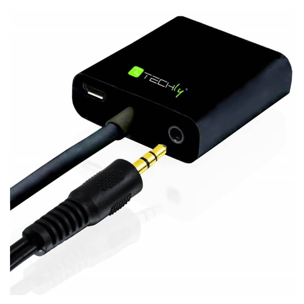 Techly HDMI to VGA Adapter Cable w/Audio