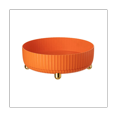 thumbnail image 2 of Rotating Shelf Seasoning Rack Seasoning Box Household Turntable Rotating Storage Rack Orange, 2 of 10