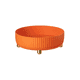 thumbnail image 2 of Estante giratorio para condimentos, caja para condimentos, plato giratorio para el hogar, estante de almacenamiento giratorio, color naranja, 2 of 8