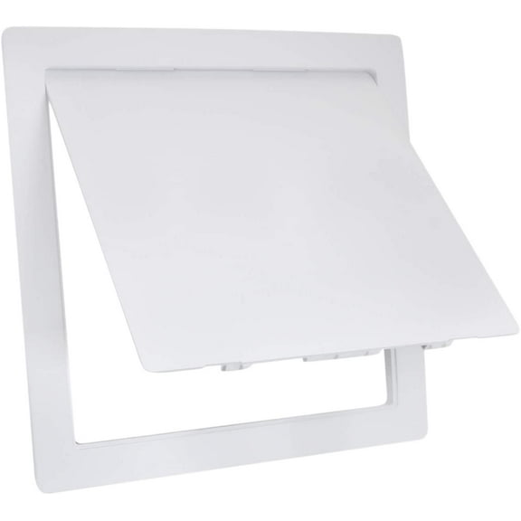plastic Access Panel for Drywall Ceiling 4 x 6 Inch Reinforced Plumbing Wall Access Door Removable Hinged, White