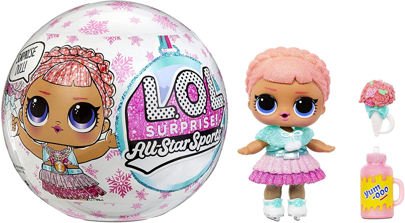 Lot 2x LOL Surprise Dolls Series 2 Swing & GLITTER QUEEN L.O.L Lil Sisters  toy 