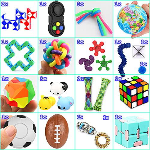 28 Pack Sensory Toys Set Relieves Stress and Anxiety Fidget Toy for Children US 