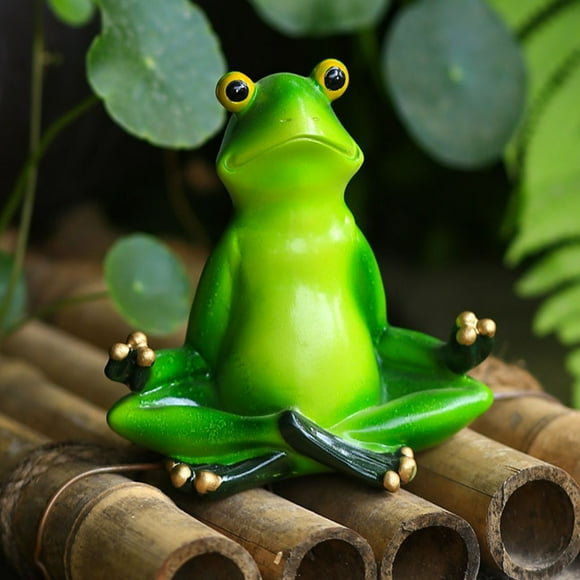 Frogs Resin Crafts Living Room Desktop Yoga Bedroom Home Furnishing