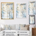 thumbnail image 4 of Designart "Forest View from Blue and White Window" Farm Framed Wall Art - Country Grey Farm Windows Living Room Framed Canvas Art, 4 of 6
