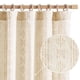 thumbnail image 1 of Cortinas Jinchan Boho para sala de estar, granja, color topo, 213 cm, 2P, 1 of 9