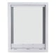 thumbnail image 1 of Puertas plegables premium para gatos y perros, de plástico ABS, para mascotas pequeñas, medianas y grandes. L Blanco, 1 of 9