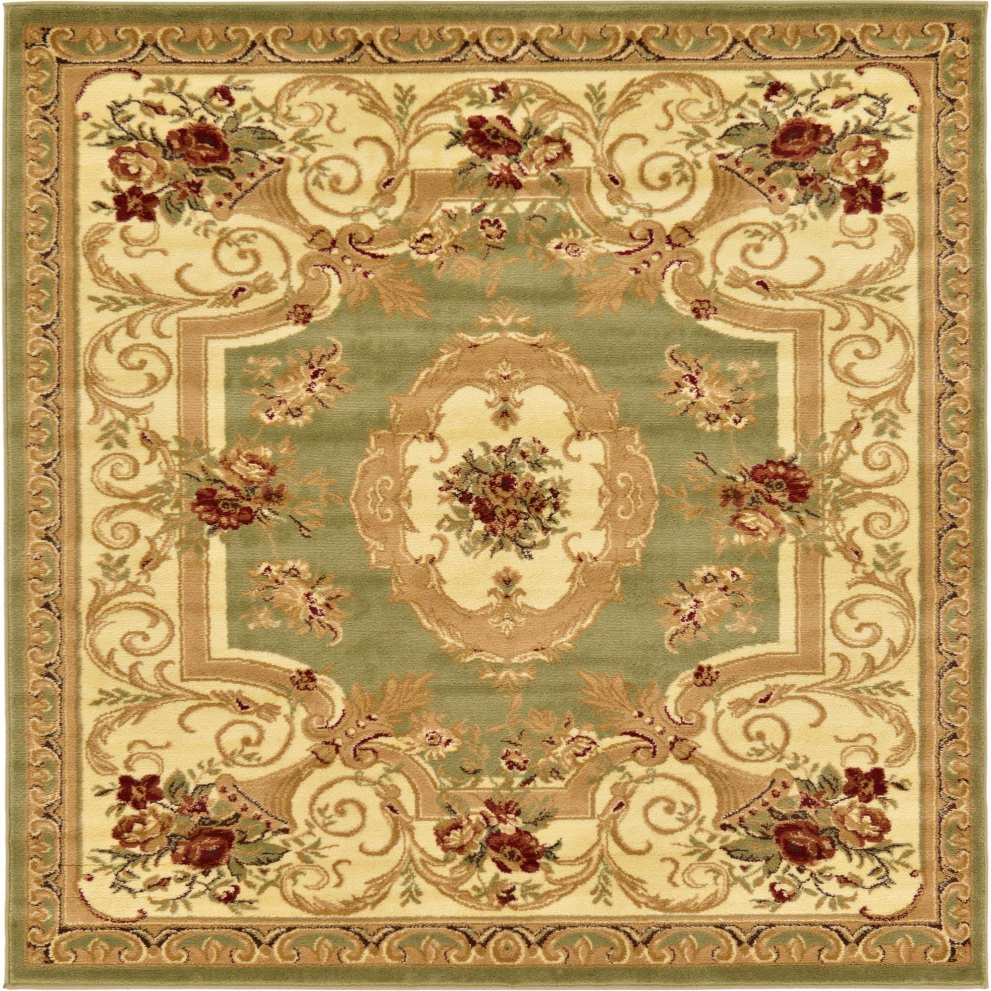 Unique Loom Henry Versailles Vintage Floral Area Rug or Runner
