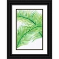 thumbnail image 1 of Seay, Anne 13x18 Black Ornate Wood Framed with Double Matting Museum Art Print Titled - Palm Leaves, 1 of 4