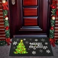 thumbnail image 4 of Tapis de Porte de Noël Extérieur - Tapis de Porte d'Entrée de Noël Durable - Tapis de Bienvenue de Noël Extérieur - Tapis de Porte d'Entrée Extérieur (16x24 Po), 4 of 7